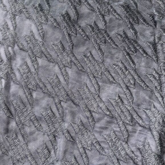 Johnny Was JWLA Biya Hiro Houndstooth pants Sz M Black Boho embroidered - Picture 7 of 8